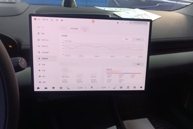 Used Zeekr 007 2025 Rear-Drive Intelligent Driving Version 75 kWh
