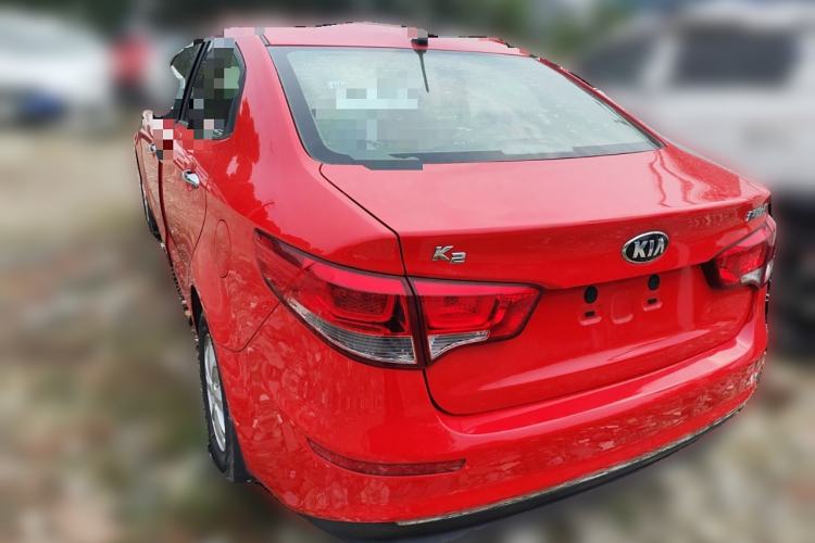 Used Kia K2 2015 Sedan 1.4L MT GLS Rear Left 45 Deg