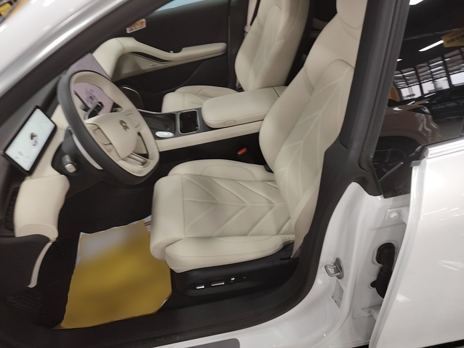 Vordere Reihe im Auto