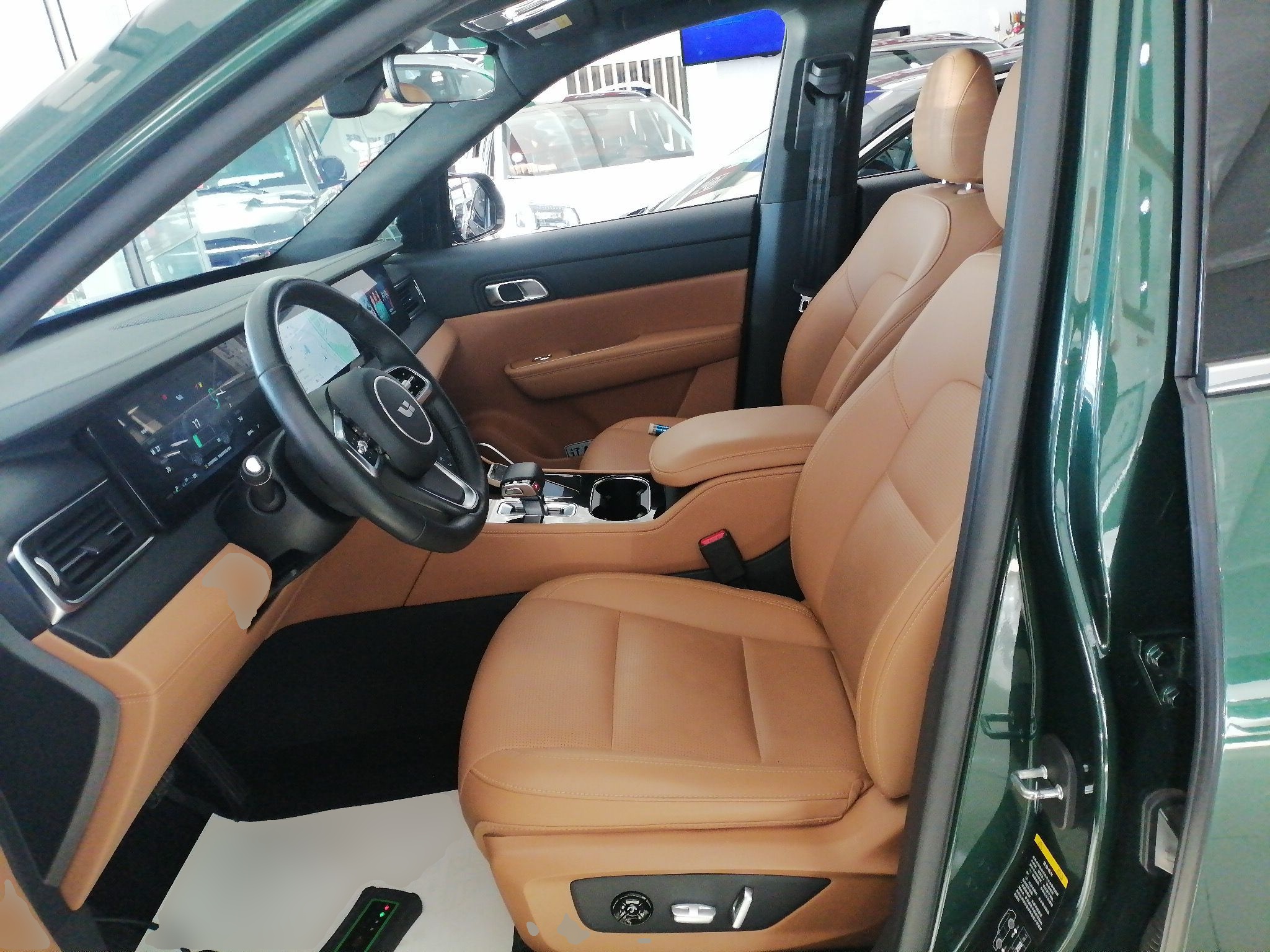 Переднее сиденье в автомобиле