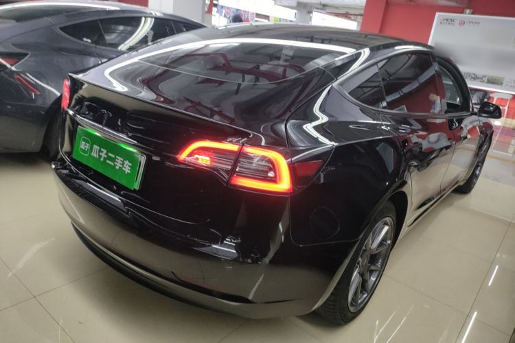 Used Tesla Model 3 2021 Standard Range Rear-Wheel Drive Upgraded Version 3D6 Rear Right 45 Deg