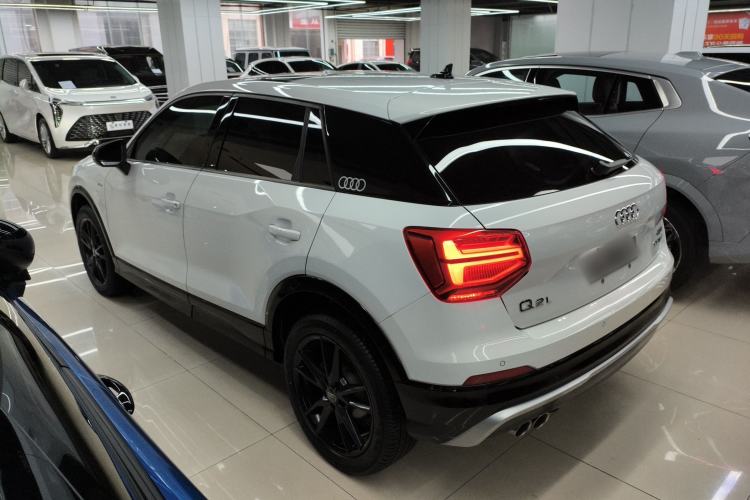 Used Audi Q2L 2021 35 TFSI Fashion Dynamic Model Rear Left 45 Deg