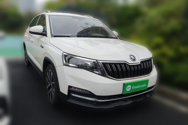 Used Skoda Kamiq 2022 1.5L Automatic Comfort Edition Front Right 45 Deg
