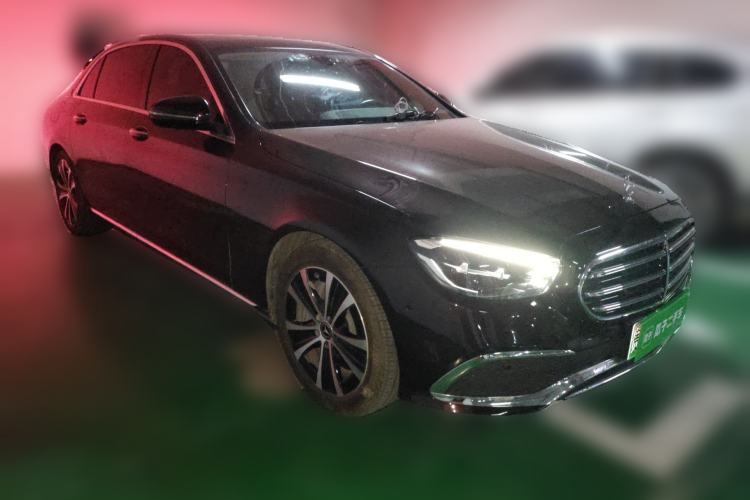 Used Mercedes-Benz E-Class New Energy 2021 E 350 e L Plug-in Hybrid Sedan Front Right 45 Deg