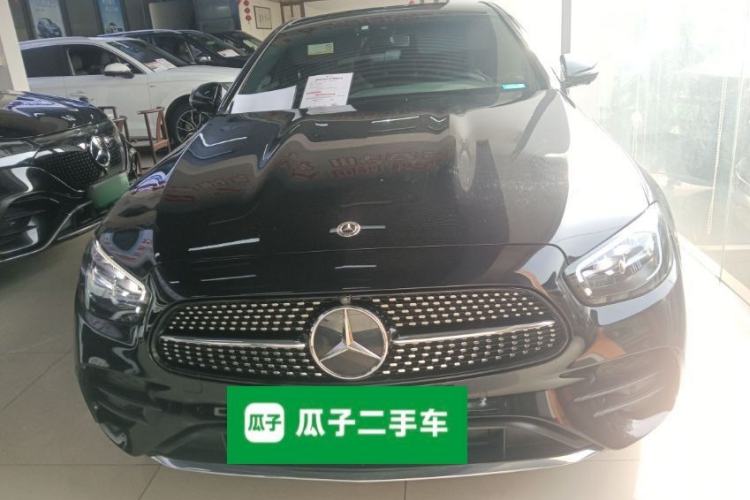 Used Mercedes-Benz E-Class New Energy 2023 E 350 e L Plug-in Hybrid Sports Sedan
