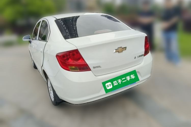 Used Chevrolet Sail 2013 Sedan 1.4L AMT Enjoy Edition Rear Left 45 Deg