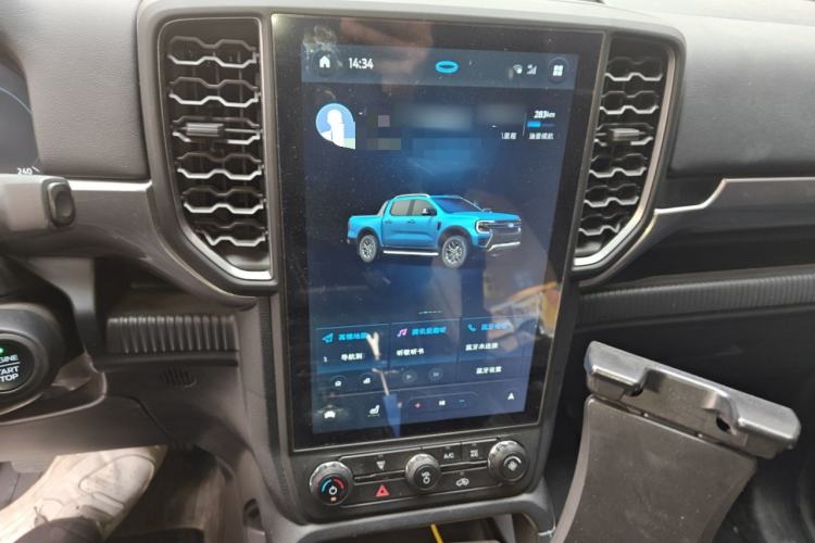 Used Ford Ranger 2023 Shanlin 4x4 Automatic Version Gasoline Audio And AC Panel