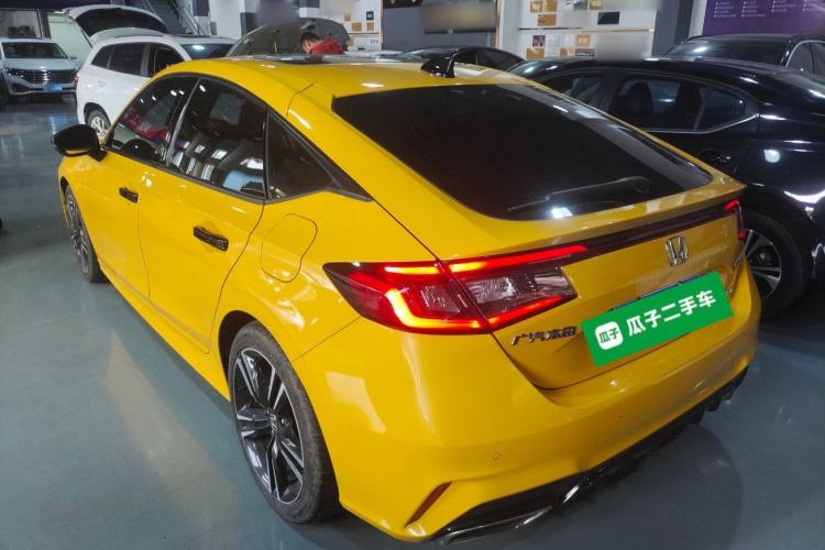 Used Honda Integra 2023 HATCHBACK 240TURBO CVT Phantom Night Deluxe Edition Rear Left 45 Deg