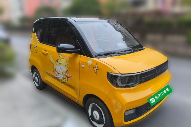 Used Wuling Hongguang MINIEV 2022 Macaron Premium Model – Lithium Ternary Battery Front Right 45 Deg