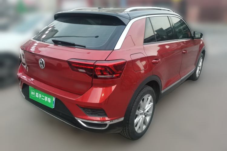 Used Volkswagen T-ROC 2018 280TSI DSG Two-Wheel Drive Advanced Version China V Emission Standard Rear Right 45 Deg