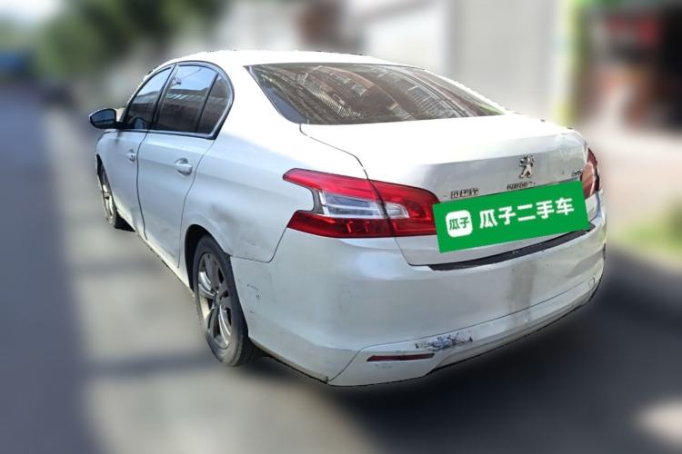 Used Peugeot 408 2018 Revised Version 1.8L Manual Leading Edition Rear Left 45 Deg