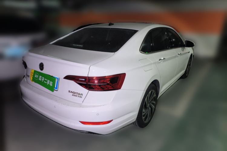 Used Volkswagen Sagitar 2022 280TSI DSG Flyover Edition Rear Right 45 Deg