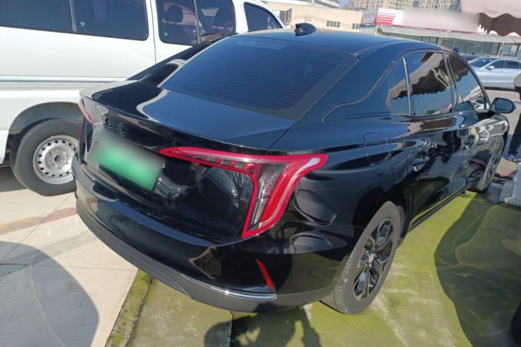 Used Hongqi E-QM5 2023 Revised Version Basic Travel Edition Rear Right 45 Deg