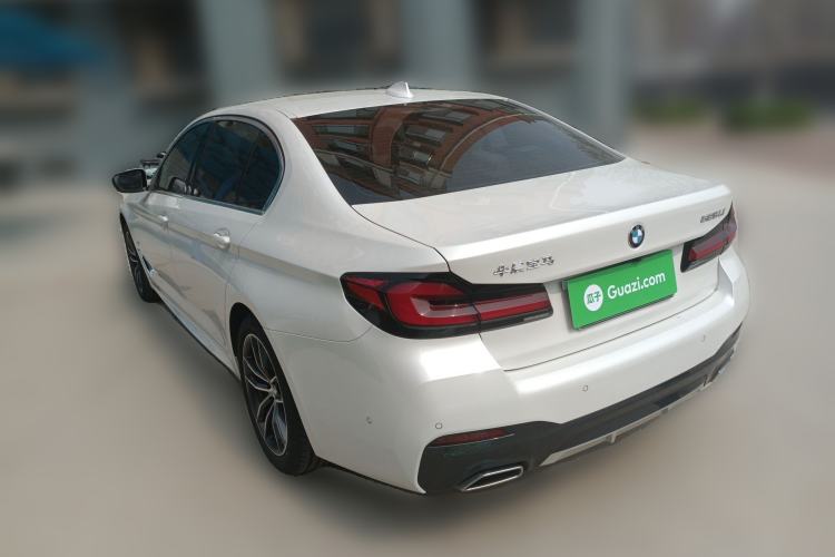 Used BMW 5 Series 2022 Second Facelift 525Li M Sport Package Rear Left 45 Deg