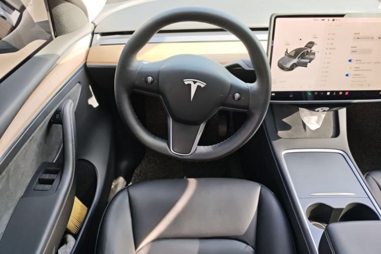 Used Tesla Model Y 2021 Standard Range Rear-Wheel Drive Version Steering Wheel