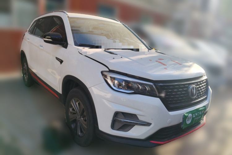 Used CHANGAN CS75 2021 Honor Million Edition 280T DCT Luxury Model Front Right 45 Deg