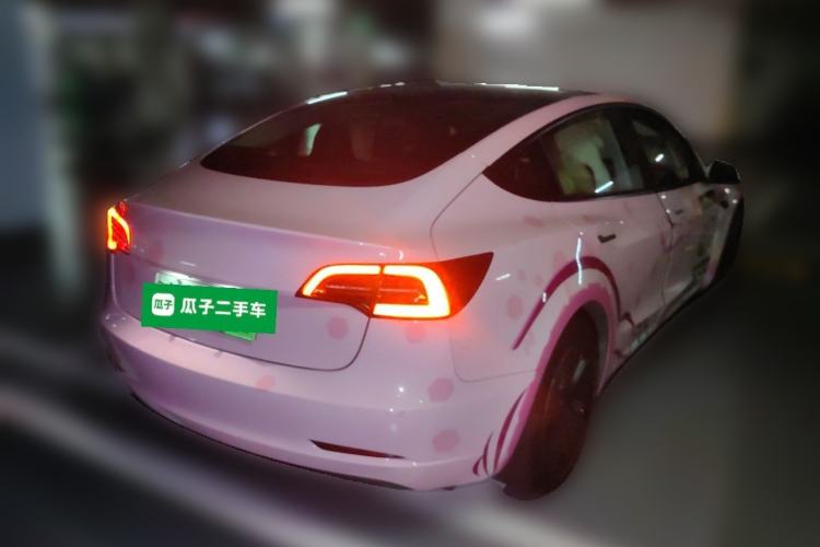 Used Tesla Model 3 2022 Rear-Wheel-Drive Version Rear Right 45 Deg