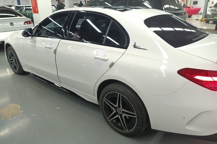 Used Mercedes-Benz C-Class 2023 Restyled C 260 L Night Edition Sports Version Rear Left 45 Deg