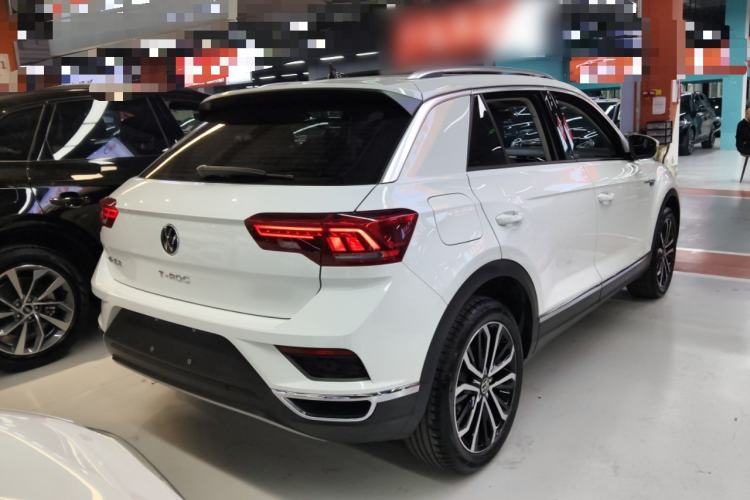 Used Volkswagen T-ROC 2021 280TSI DSG Two-Wheel Drive Comfort Connect Edition Rear Right 45 Deg