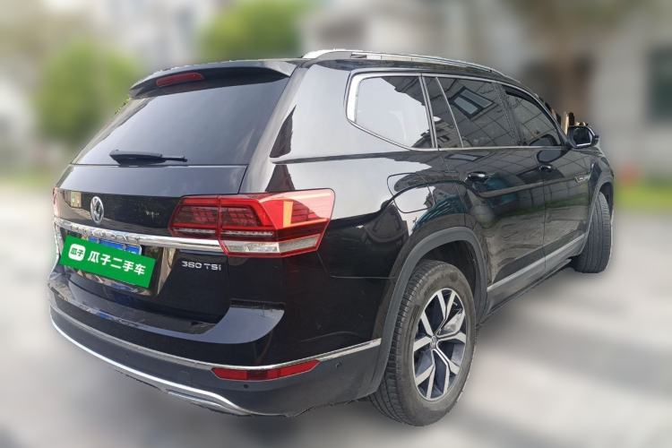 Used Volkswagen Teramont 2017 380TSI Four-Wheel Drive Luxury Edition Rear Right 45 Deg