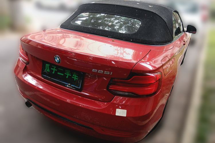 Used BMW 2 Series 2018 220i Convertible Coupe Sports Design Package Rear Right 45 Deg