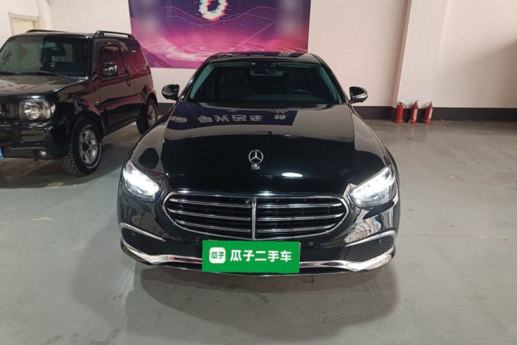 Used Mercedes-Benz E-Class New Energy 2022 Second Facelift E 350 e L Plug-in Hybrid Sports Sedan Front
