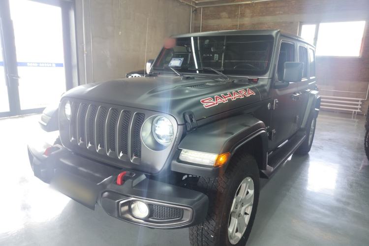 Used Jeep Wrangler 2019 2.0T Sahara Four-Door Version China VI Emission Standard