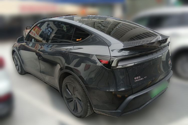 Used Tesla Model Y 2025 Long-Range All-Wheel Drive First Edition Rear Left 45 Deg