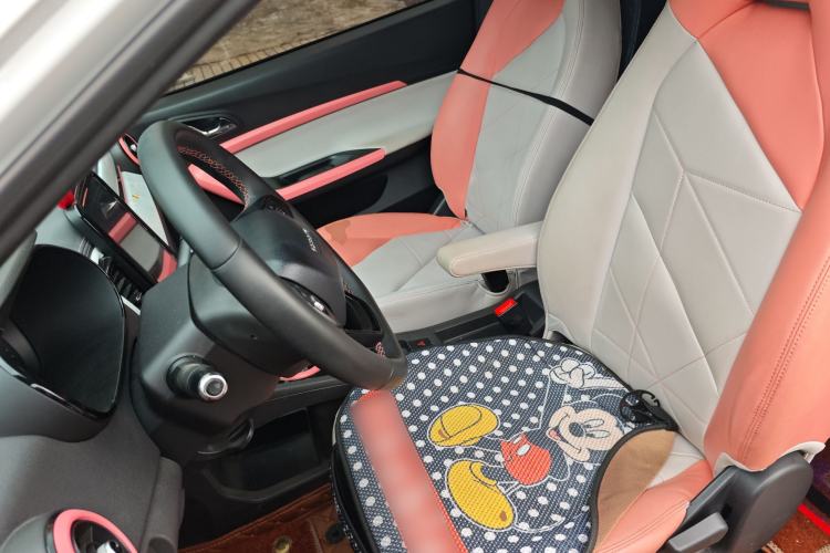 Used Chery QQ Little Ant 2022 Sweet Pink Edition Half-Sugar Version 3-Cell Lithium 30kW 301km Left Front Seat