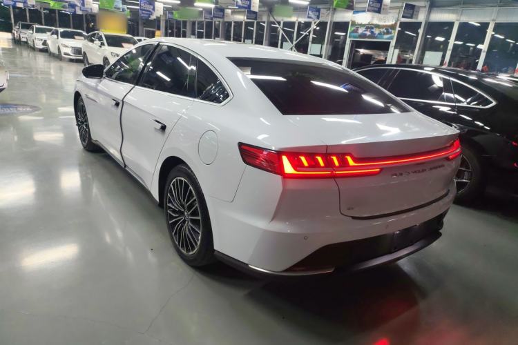 Used BYD Han 2020 EV Long-Range Luxury Model Rear Left 45 Deg