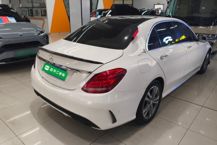 Used Mercedes-Benz C-Class 2017 C 200 L Sport Edition Rear Right 45 Deg