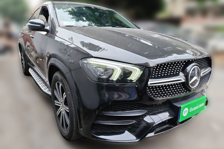 Used Mercedes-Benz GLE Coupe 2020 GLE 350 4MATIC Coupe SUV Luxury Model Front Right 45 Deg