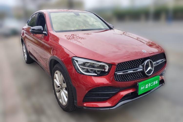 Used Mercedes-Benz GLC Coupe 2020 GLC 260 4MATIC Coupe SUV Front Right 45 Deg