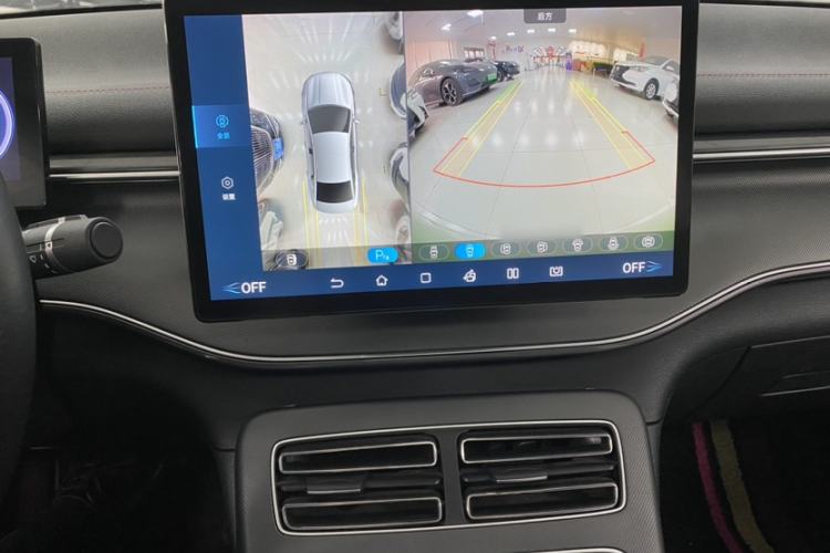 Used BYD Destroyer 05 2022 DM-i 120KM Prestige Model Audio And AC Panel