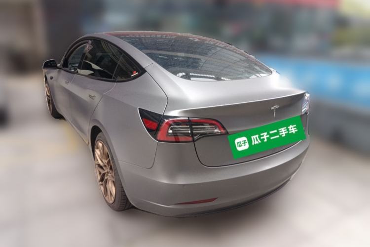 Used Tesla Model 3 2021 Standard Range Rear-Wheel Drive Upgraded Version 3D6 Rear Left 45 Deg