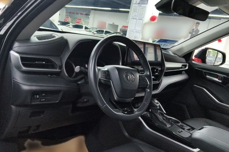 Used Toyota Highlander 2022 Dual-Engine 2.5L Four-Wheel Drive Prestige Version 7 Seats Steering Wheel