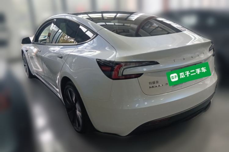 Used Tesla Model 3 2023 Rear-Wheel-Drive Version Rear Left 45 Deg