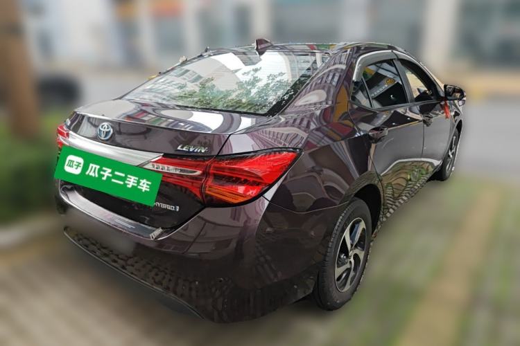 Used Toyota Levin 2017 Revised Dual-Engine 1.8H GS E-CVT Elite Sunroof Version China V Standard Rear Right 45 Deg
