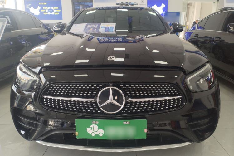 Used Mercedes-Benz E-Class New Energy 2022 Second Facelift E 350 e L Plug-in Hybrid Sports Sedan Front