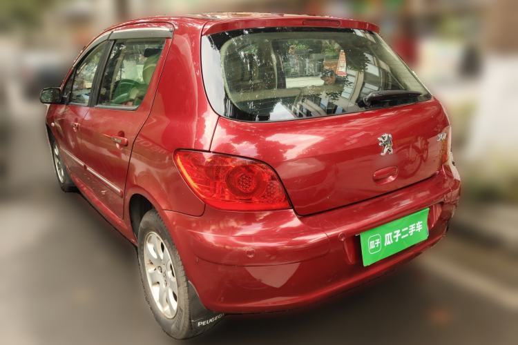 Used Peugeot 307 2010 Hatchback 1.6L Automatic Comfort Edition Rear Left 45 Deg