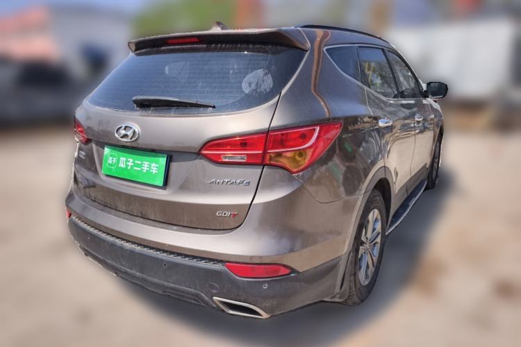 Used Hyundai Santa Fe 2015 2.0T Automatic Two-Wheel Drive Smart Version 5 Seats Rear Right 45 Deg