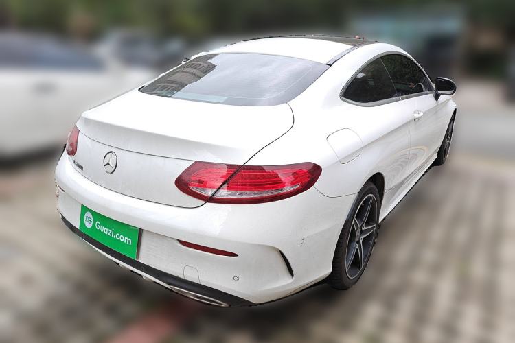 Used Mercedes-Benz C-Class 2018 C 200 Coupe Rear Right 45 Deg