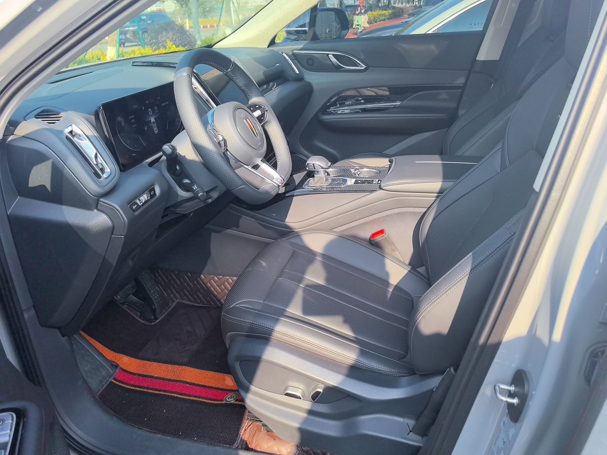 Переднее сиденье в автомобиле