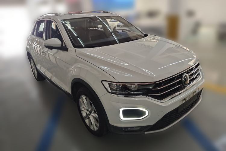 Used Volkswagen T-ROC 2021 280TSI DSG Two-Wheel Drive Elite Connect Edition Front Right 45 Deg