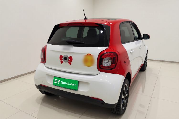 Used smart forfour 2016 1.0L 52 kW Passion Edition Rear Right 45 Deg