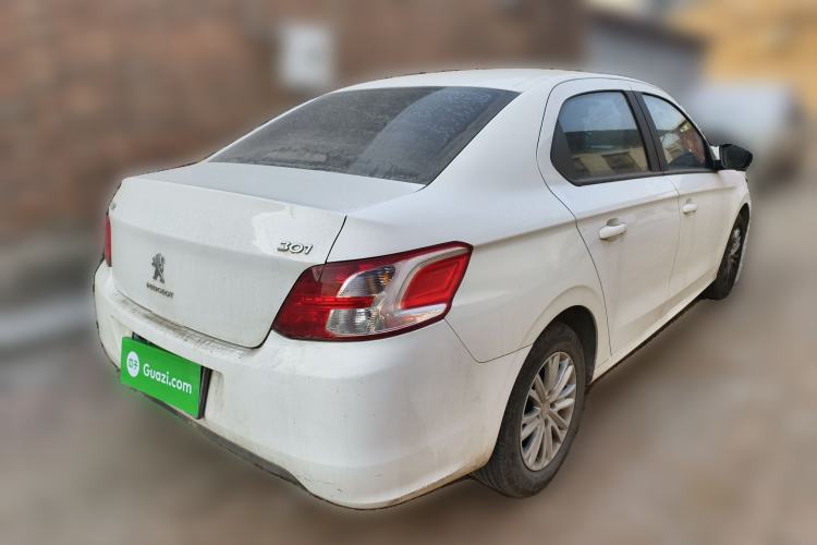 Used Peugeot 301 2016 1.6L Manual Comfort Edition Rear Right 45 Deg