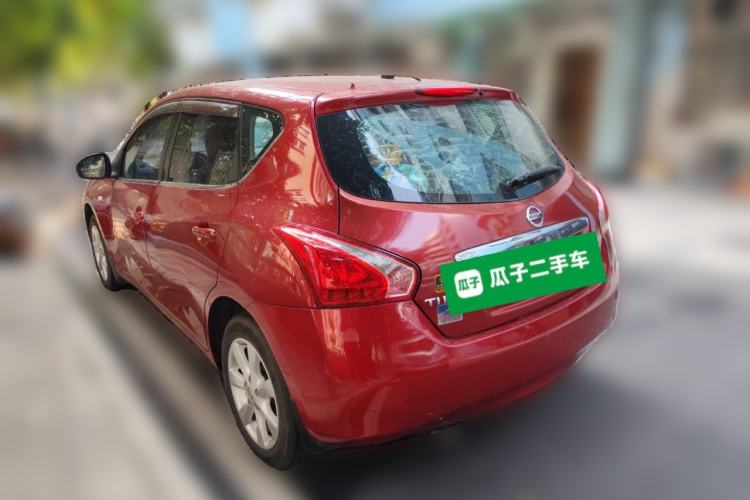 Used Nissan Tiida 2014 1.6L CVT Smart Model Rear Left 45 Deg