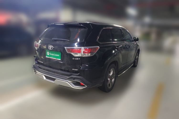 Used Toyota Highlander 2015 2.0T Two-Wheel Drive Luxury Edition 7 Seats Rear Right 45 Deg