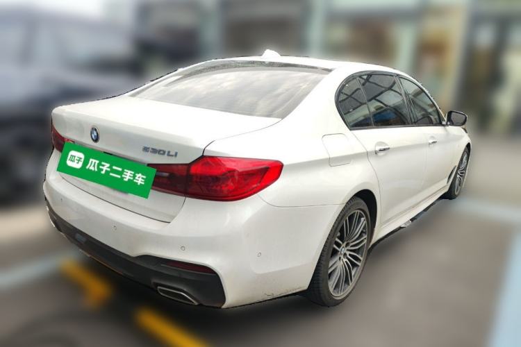 Used BMW 5 Series 2018 Restyled 530Li Luxury Edition M Sport Package Rear Right 45 Deg