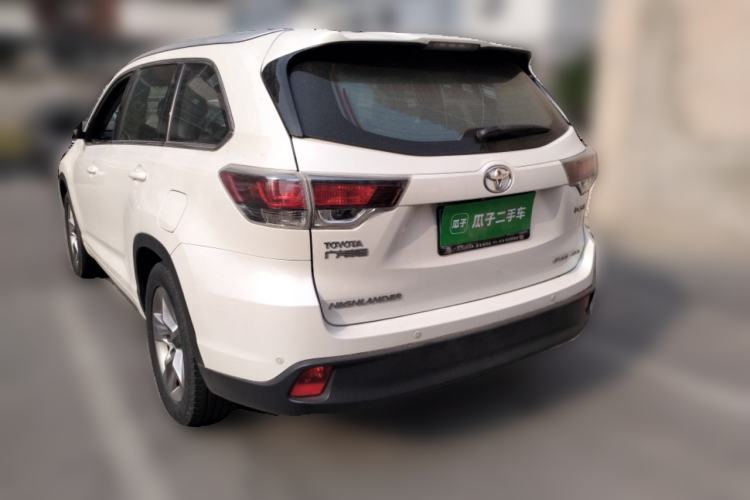 Used Toyota Highlander 2017 2.0T Four-Wheel Drive Luxury Edition 7 Seats Rear Left 45 Deg